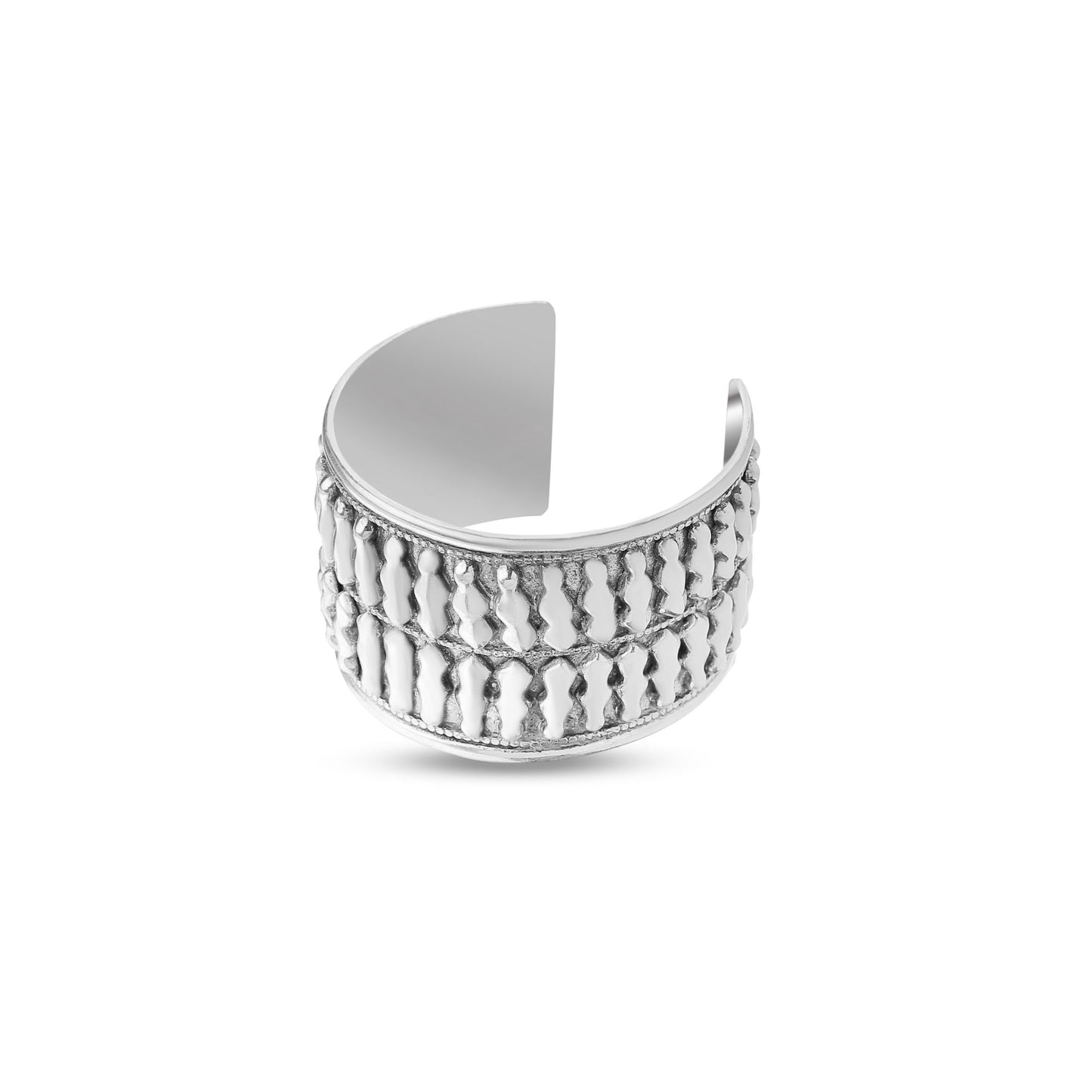 Bedouin Heritage Cuff - AJURE SILVER