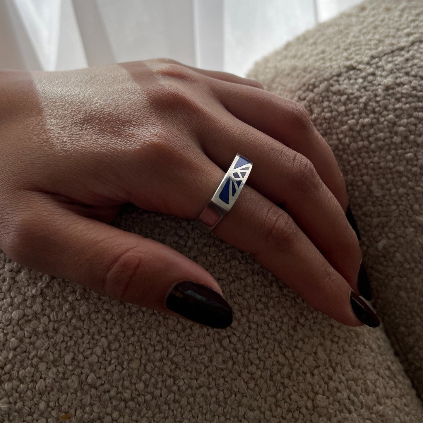 Lapis Luxe Ring - AJURE SILVER
