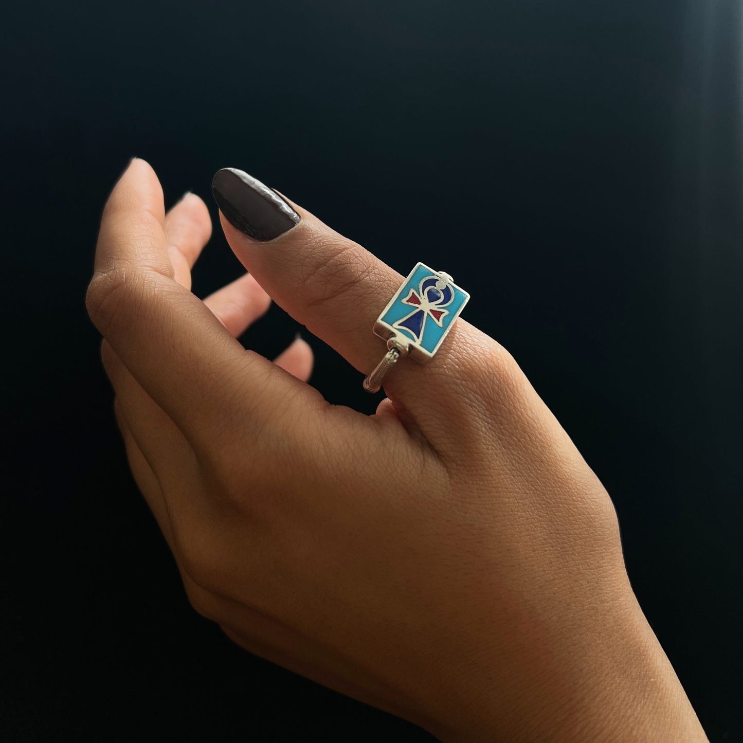 Legacy of Khepri – Rotatable Ring - AJURE SILVER