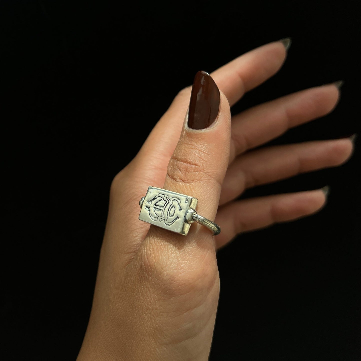 Legacy of Khepri – Rotatable Ring - AJURE SILVER