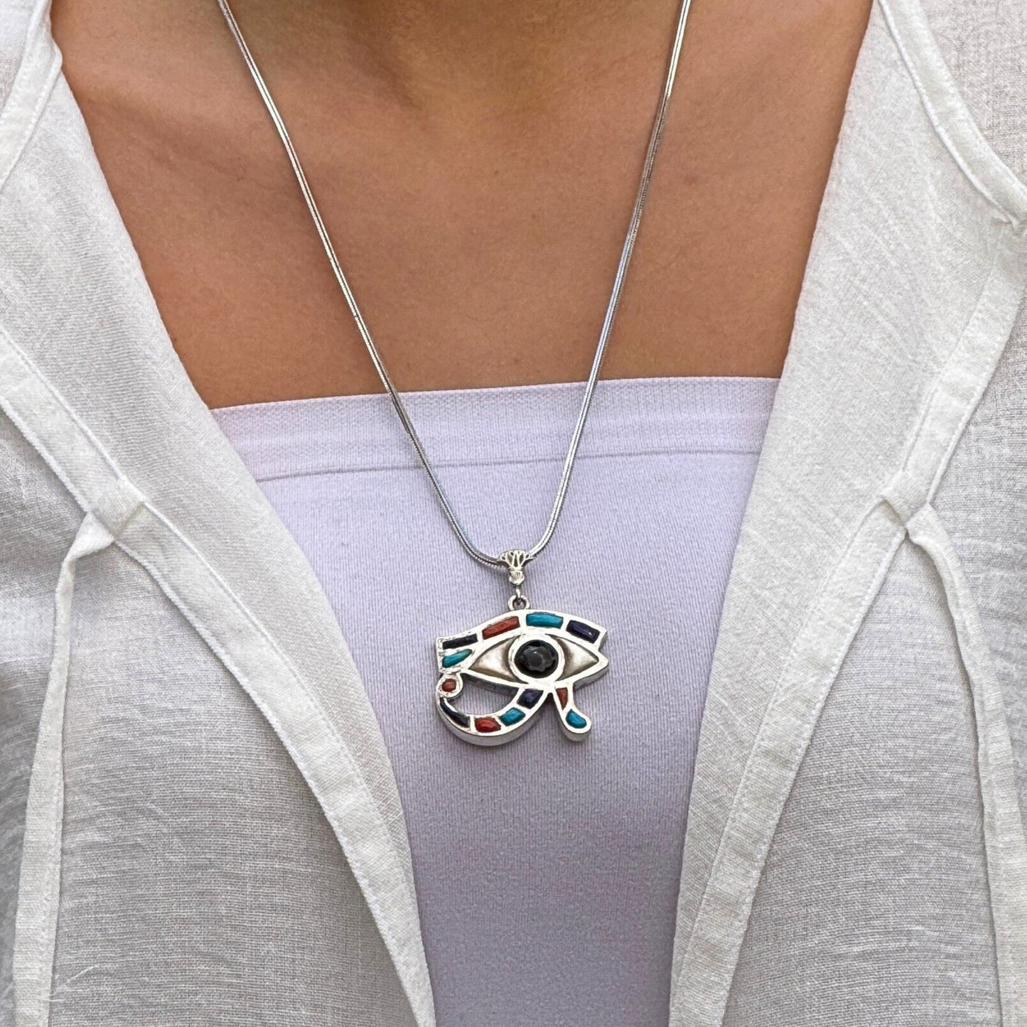 Sacred Vision Necklace - AJURE SILVER