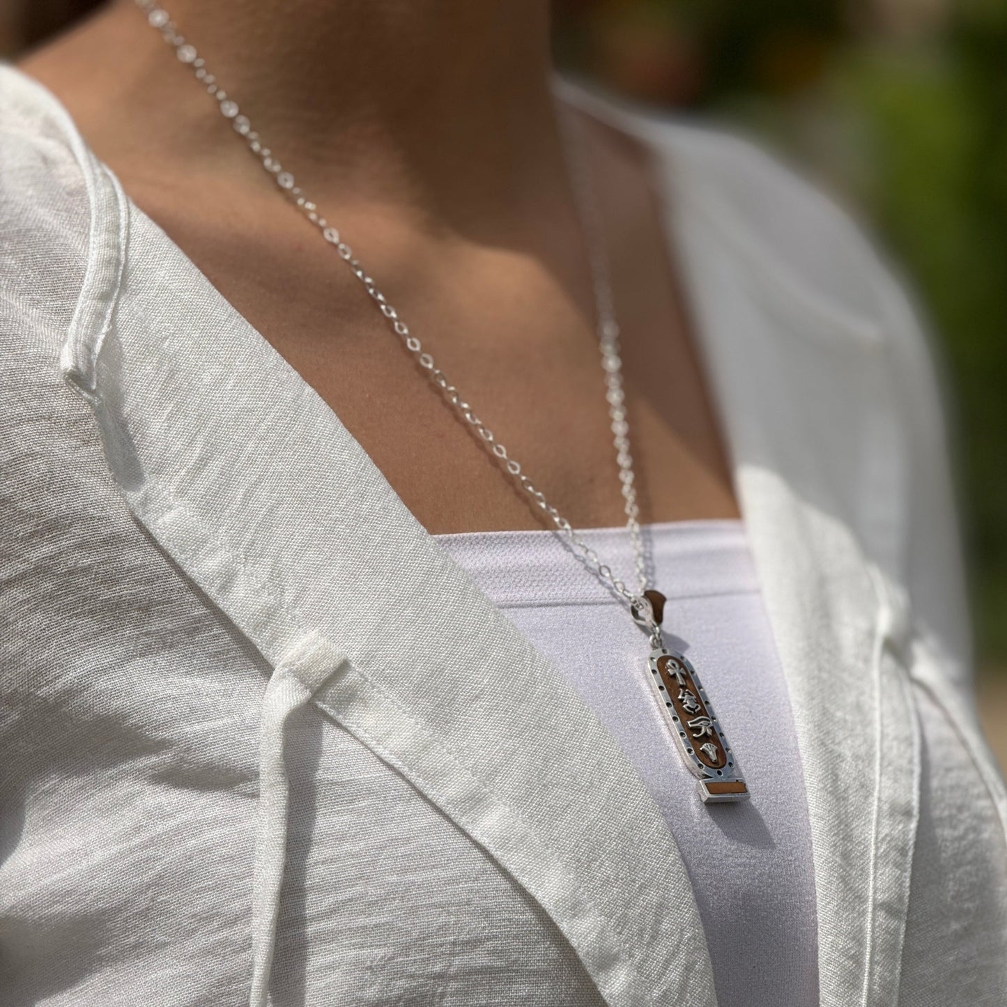 Sacred Wood Necklace - AJURE SILVER