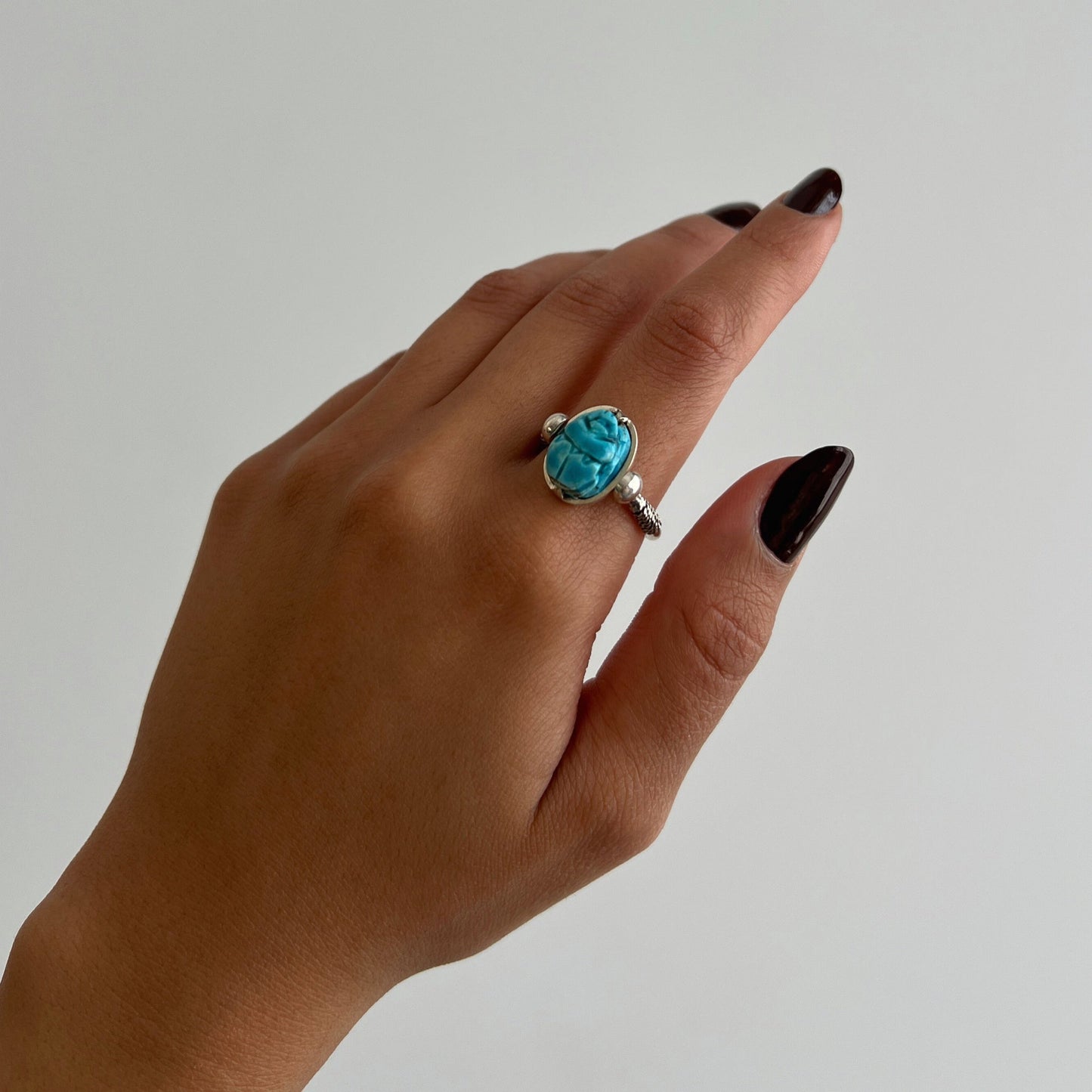 Scarab Sky Ring - AJURE SILVER