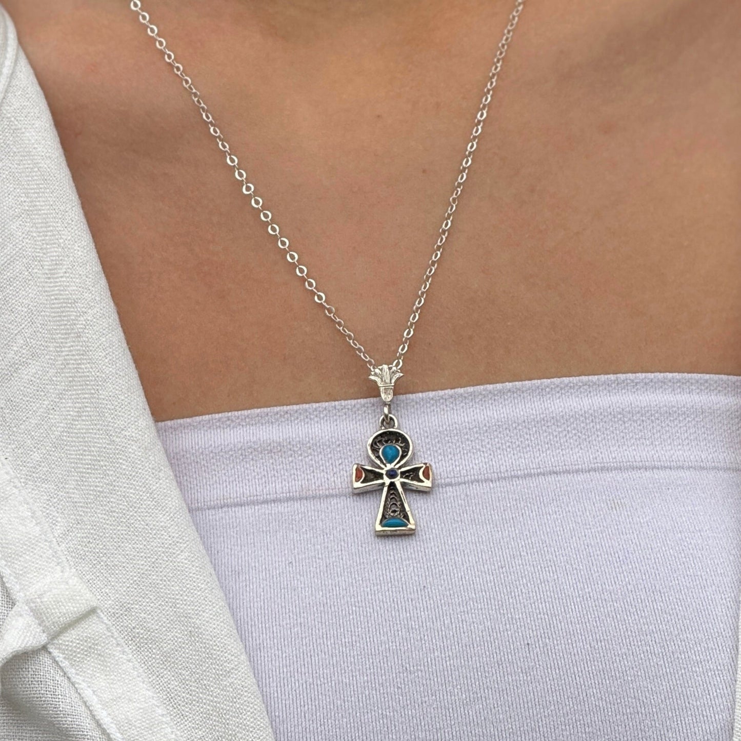 Twin Life Necklace - AJURE SILVER