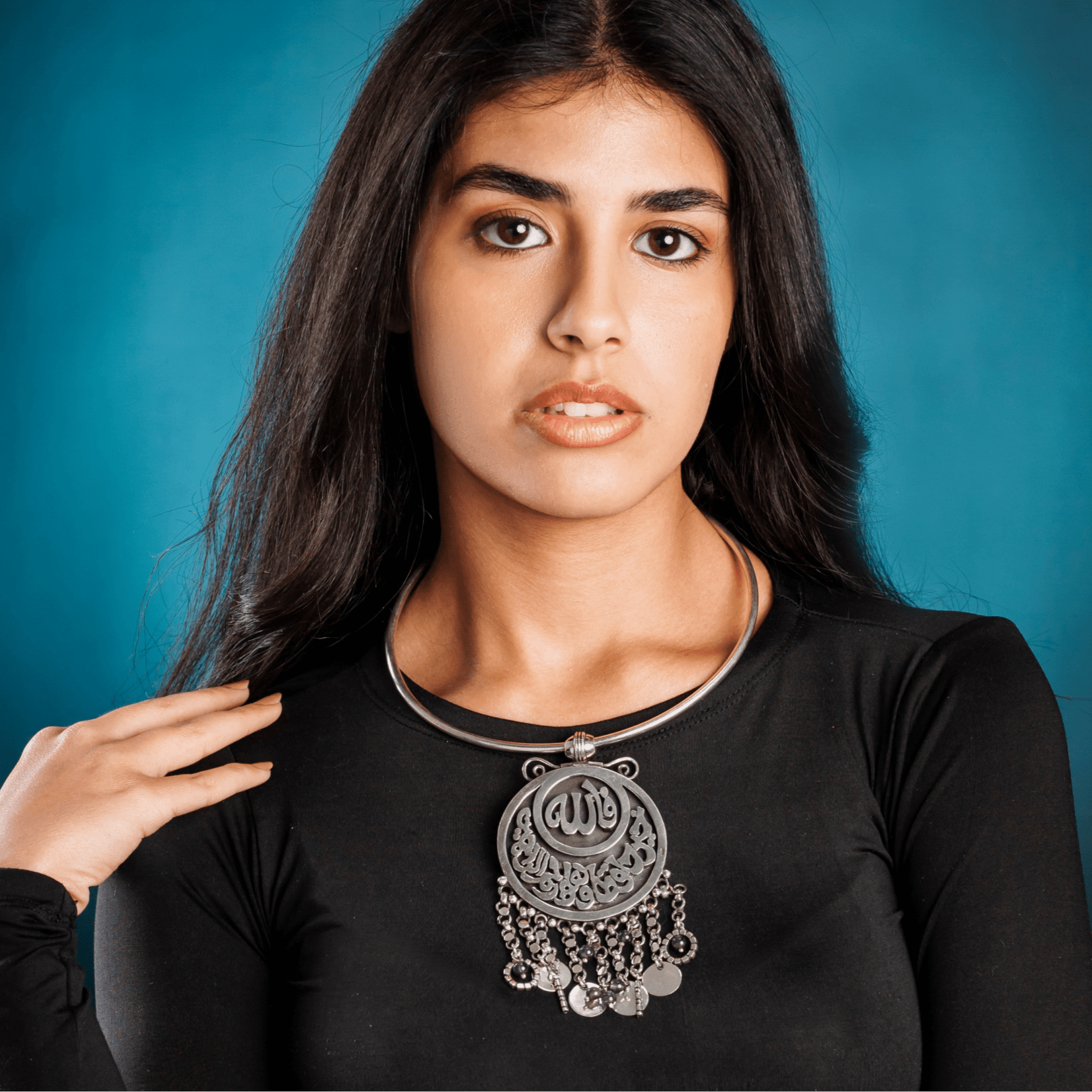 "Allah is the Best Guardian" Necklace - AJURE SILVER