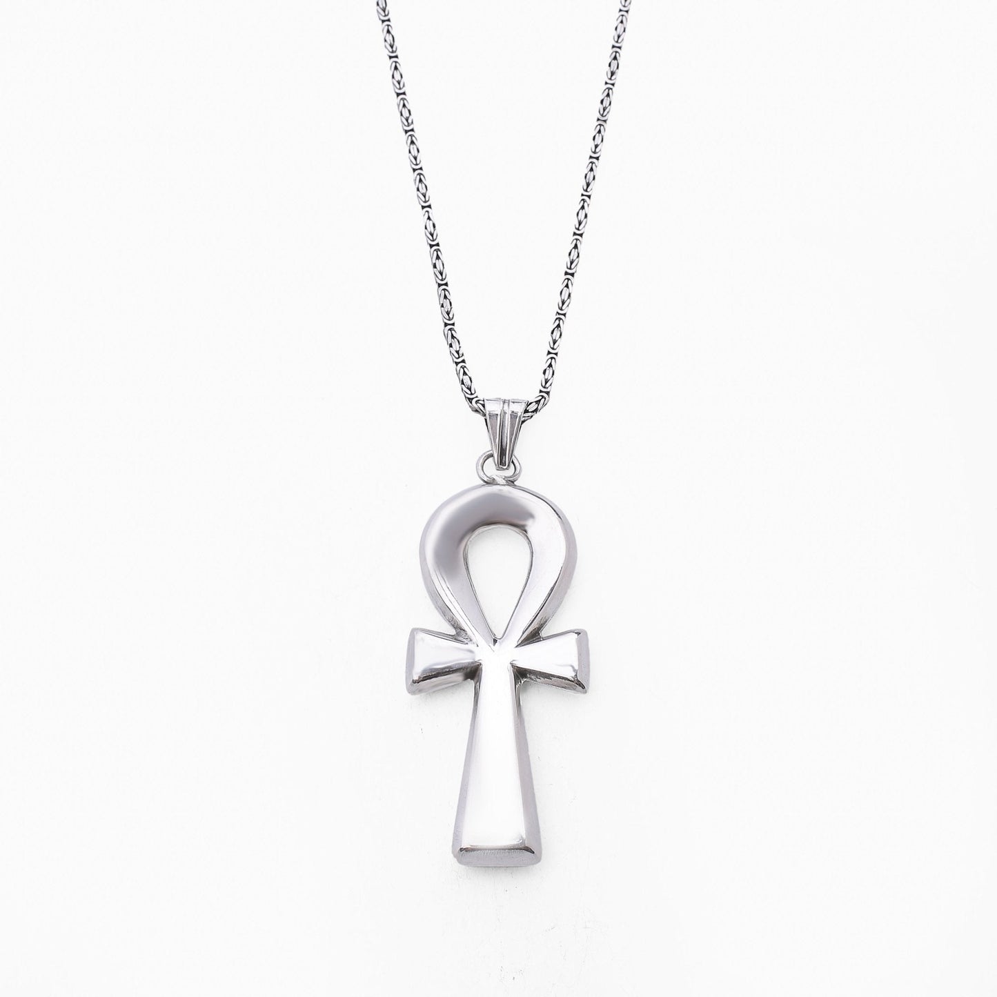 Ankh Eternal Life Necklace - AJURE SILVER