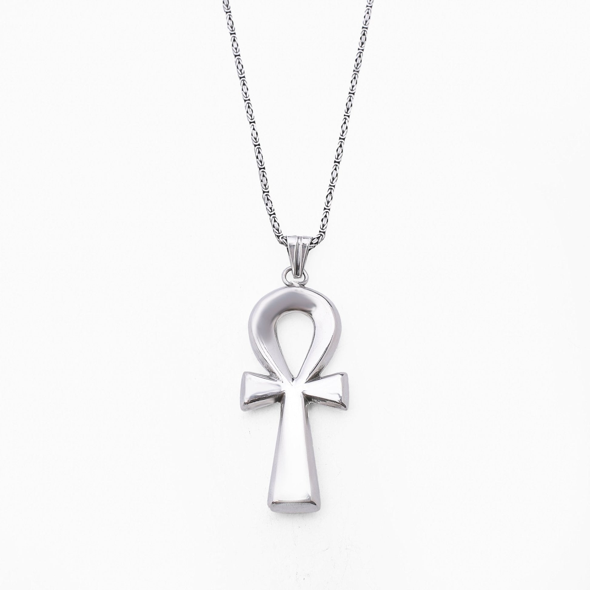 Ankh Eternal Life Necklace - AJURE SILVER