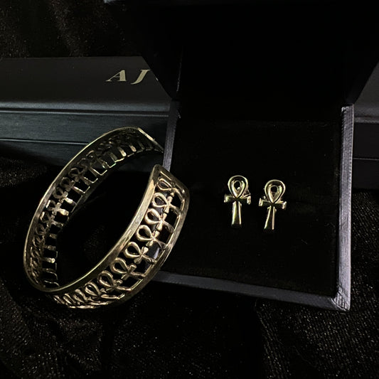 Ankh Whisper Set - AJURE SILVER