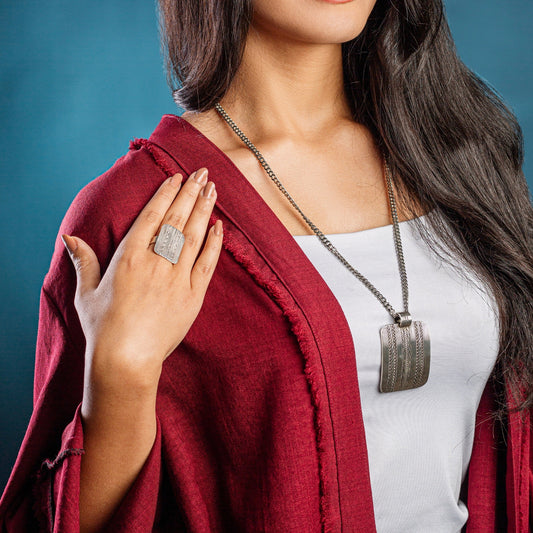 Bedouin Woven Set - AJURE SILVER