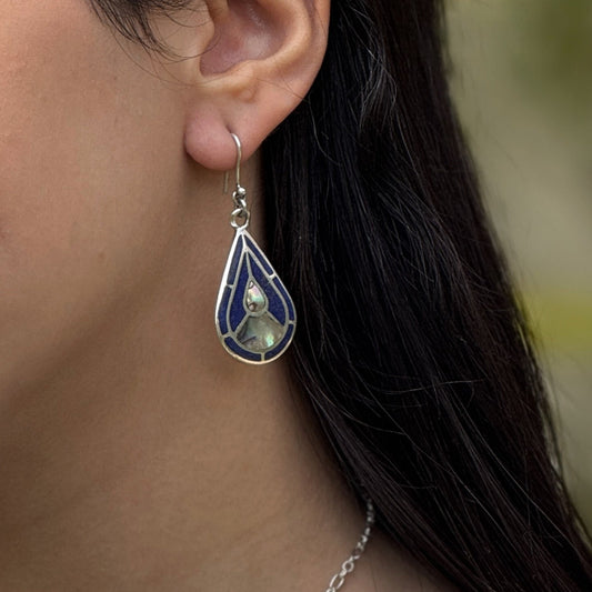 Celestial Drop Earrings - AJURE SILVER
