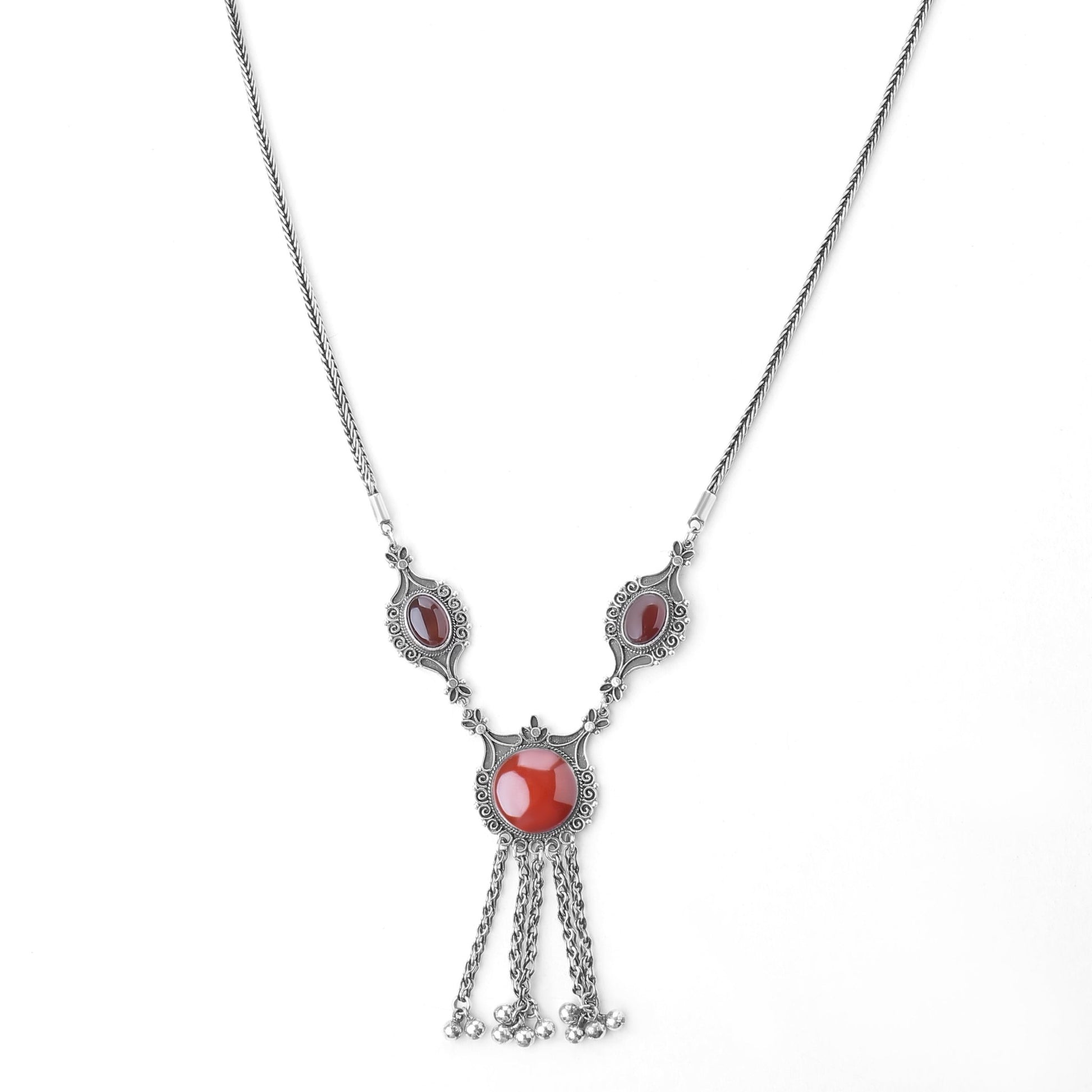 Desert Flame Necklace - AJURE SILVER