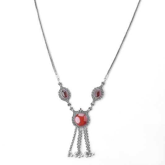Desert Flame Necklace - AJURE SILVER