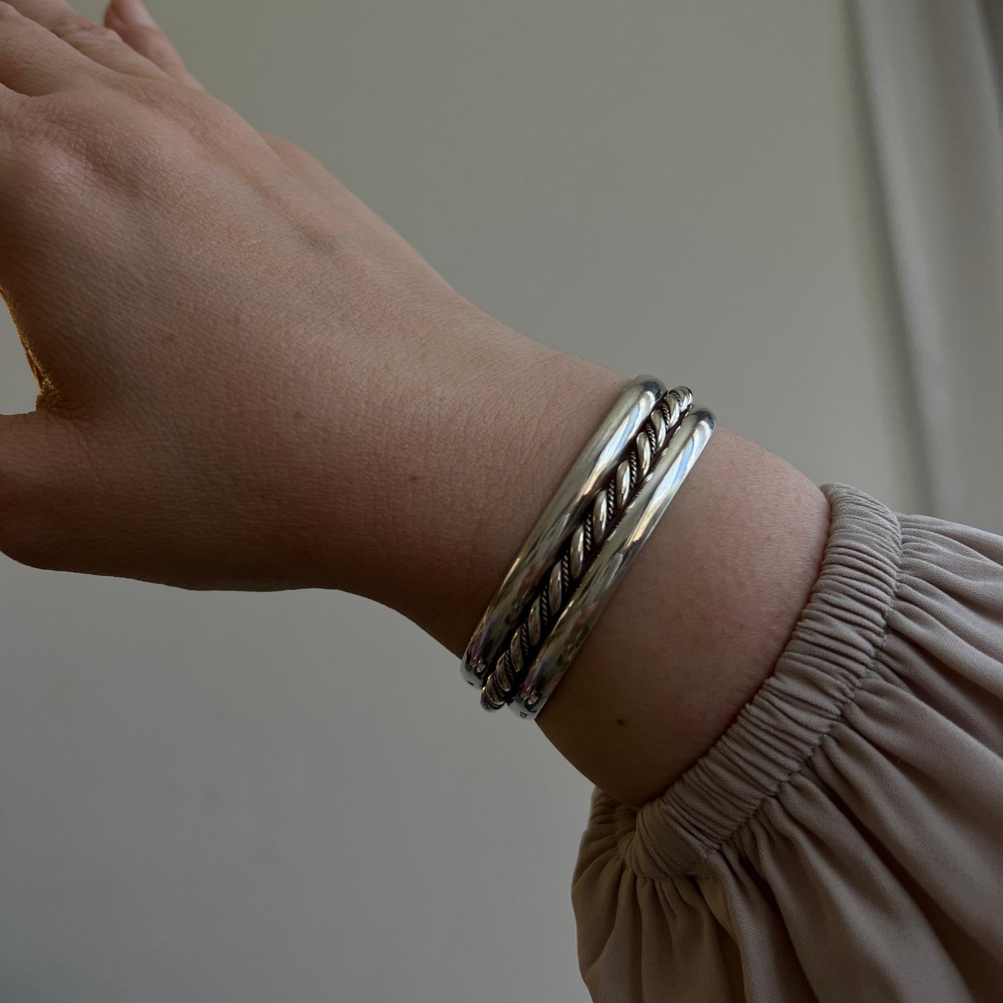 Desert Grace Cuff - AJURE SILVER