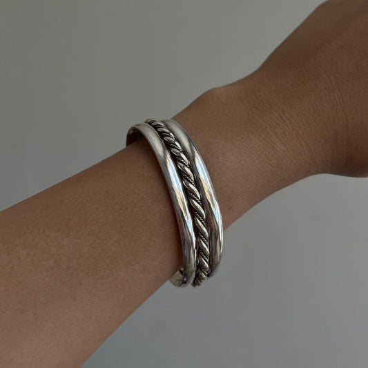 Desert Grace Cuff - AJURE SILVER