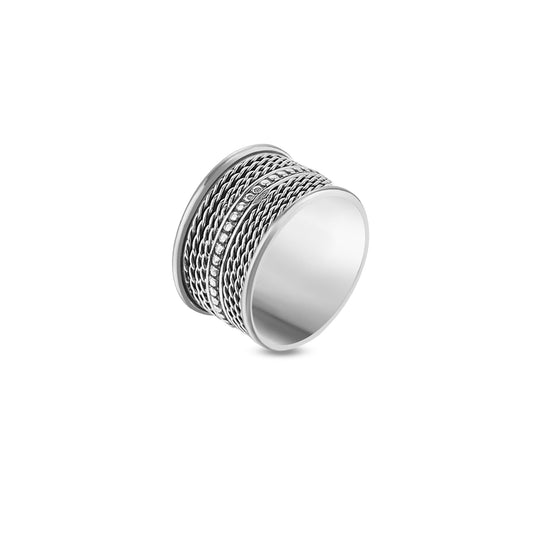 Desert Weaver Ring - AJURE SILVER