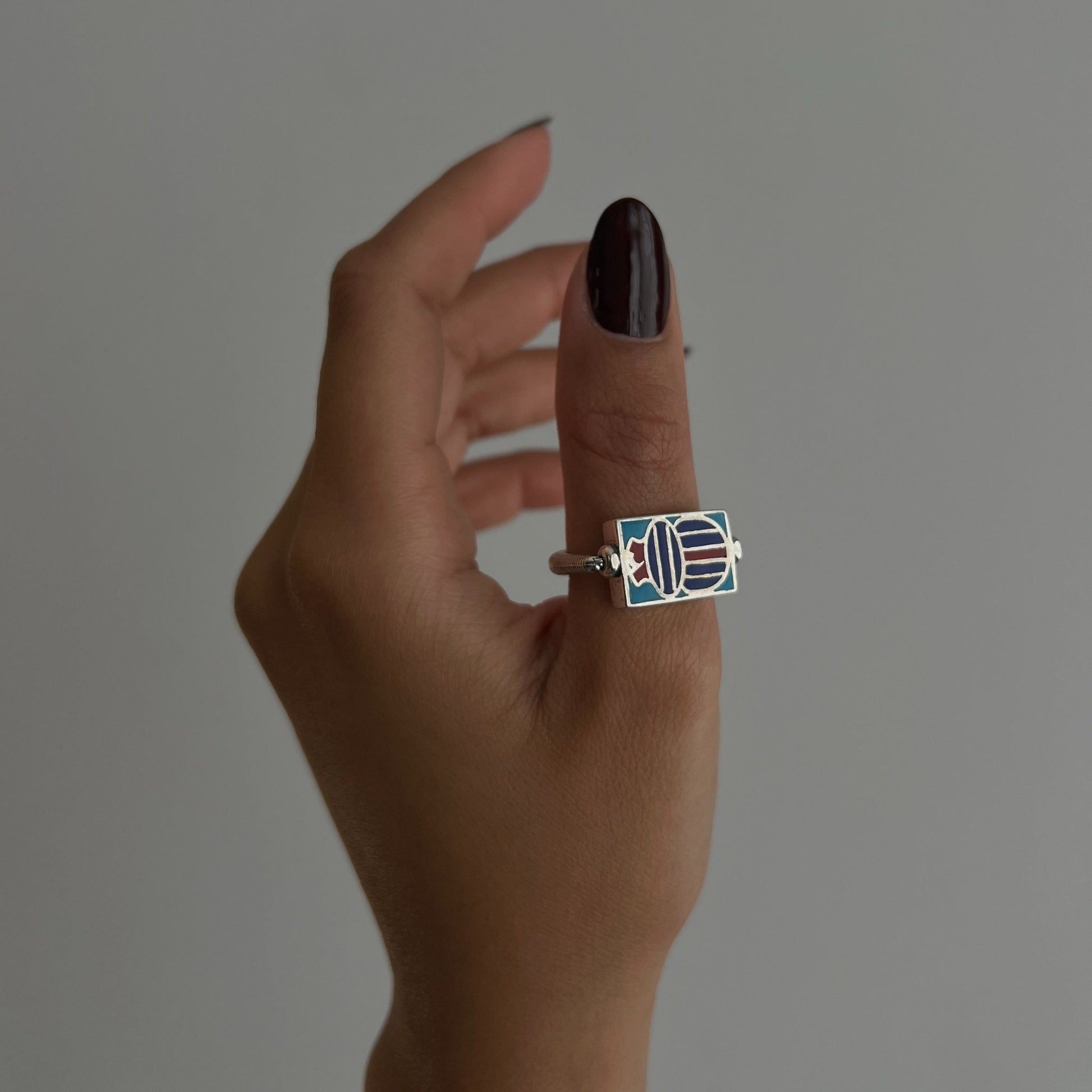 Dual Divinity Rotatable Ring - AJURE SILVER