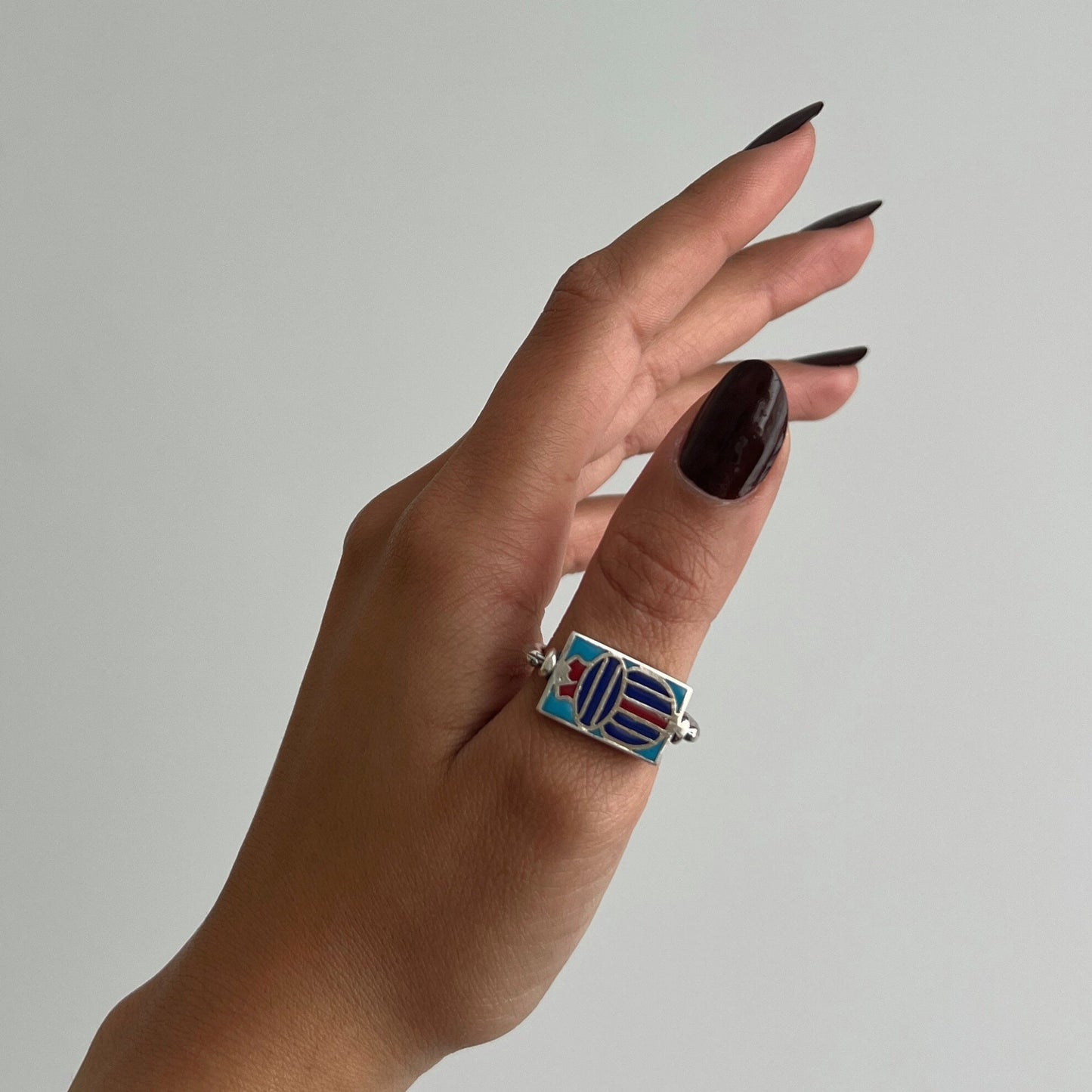 Dual Divinity Rotatable Ring - AJURE SILVER