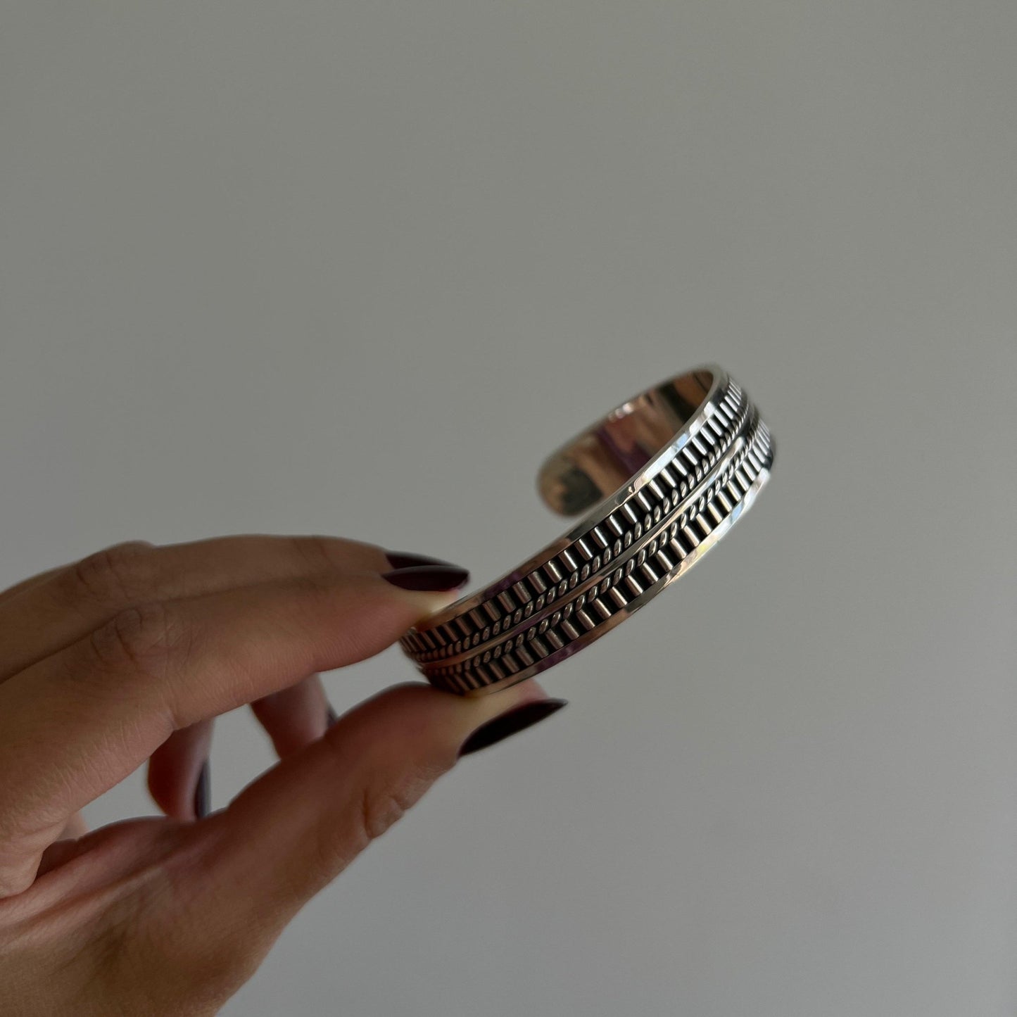Dune Path Cuff - AJURE SILVER