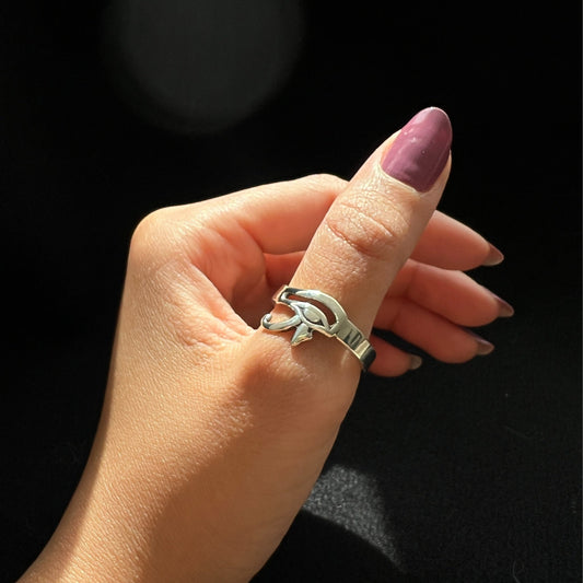 Guardian Gaze Ring - AJURE SILVER