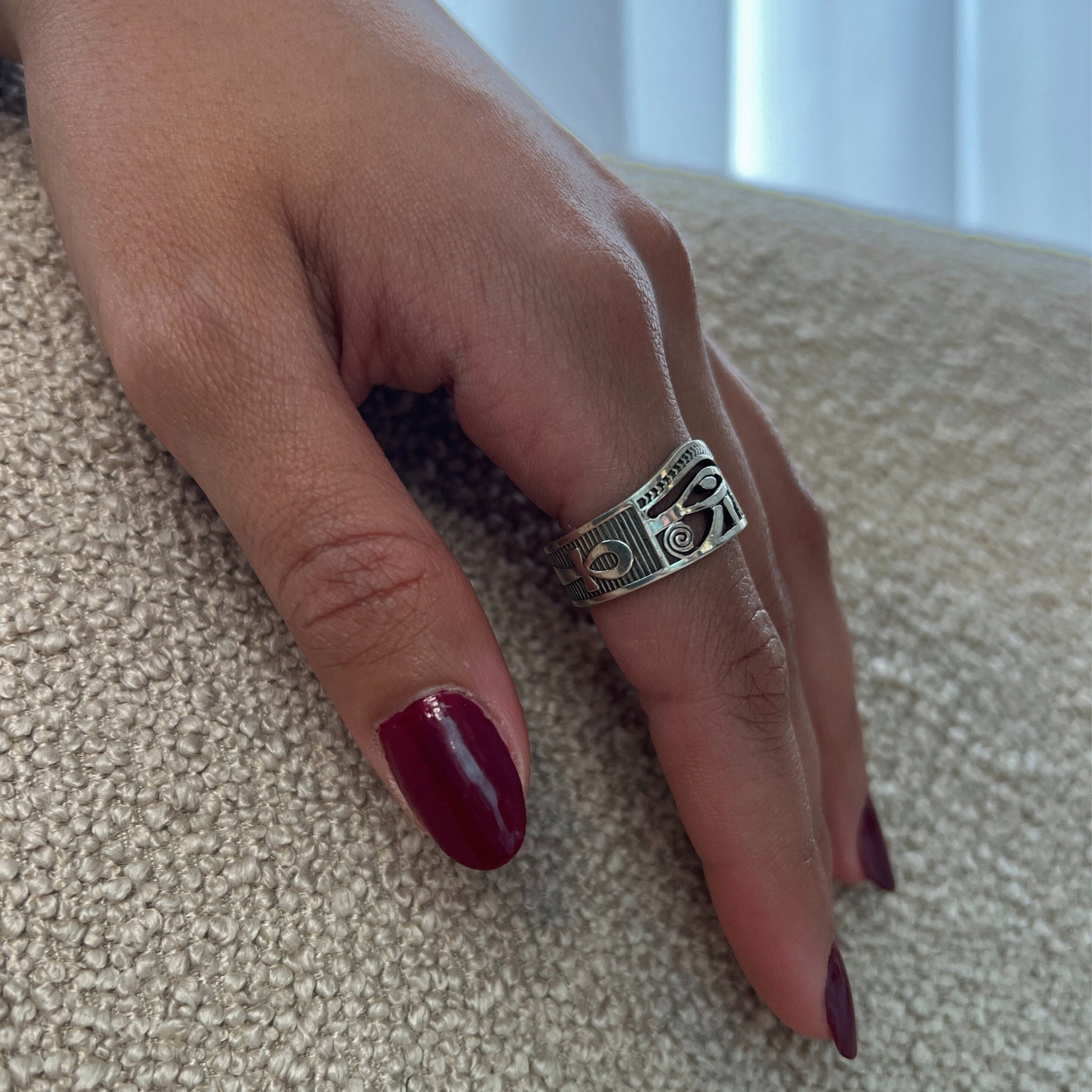 Guardian Symbols Ring - AJURE SILVER