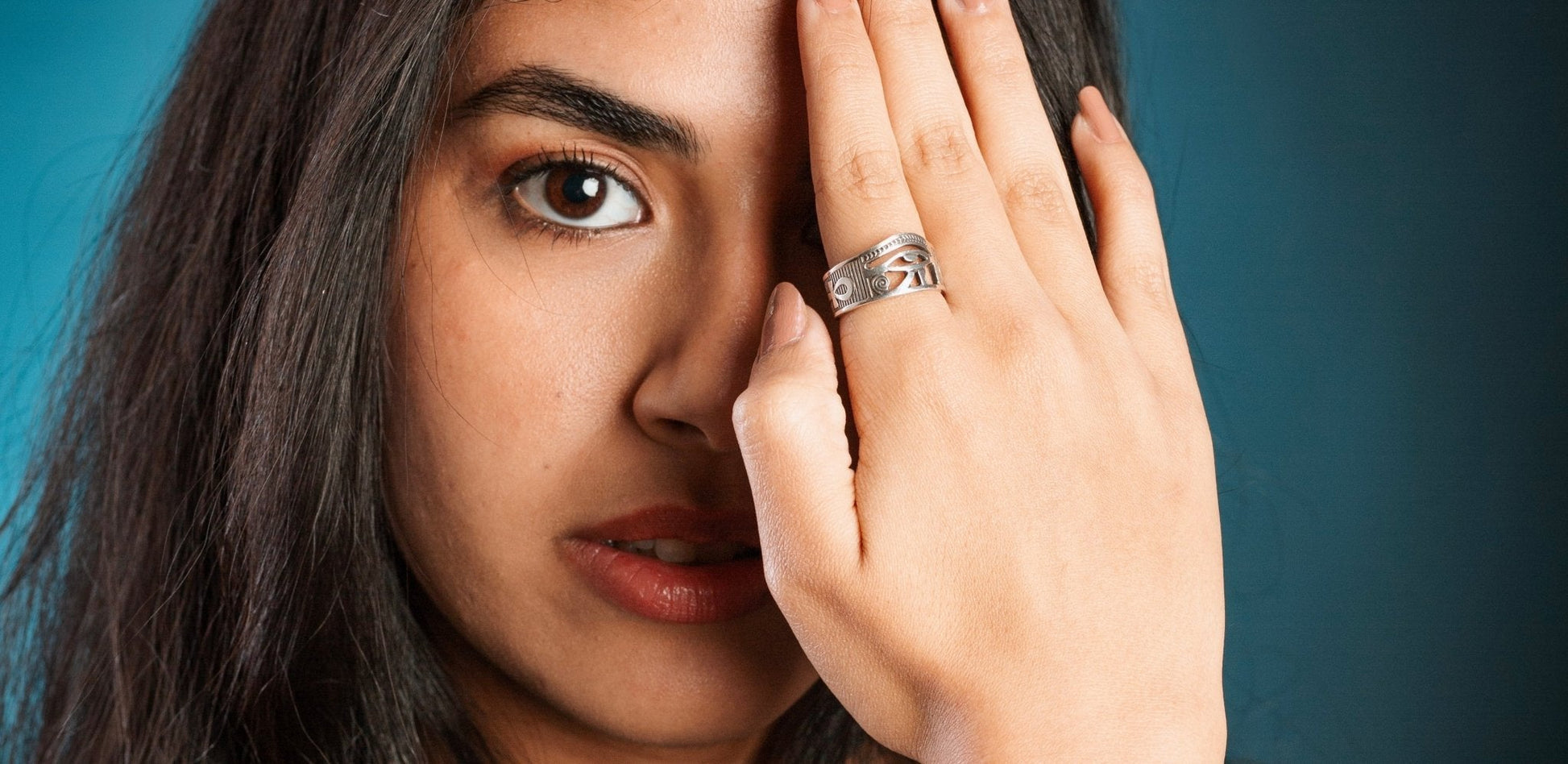 Guardian Symbols Ring - AJURE SILVER