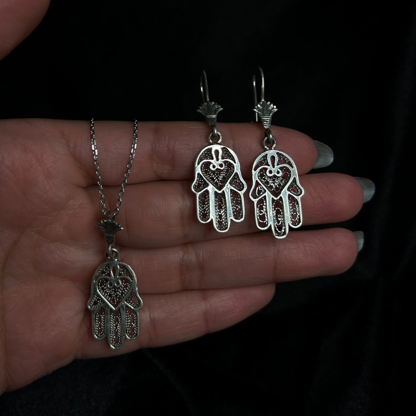 Hamsa Set - AJURE SILVER