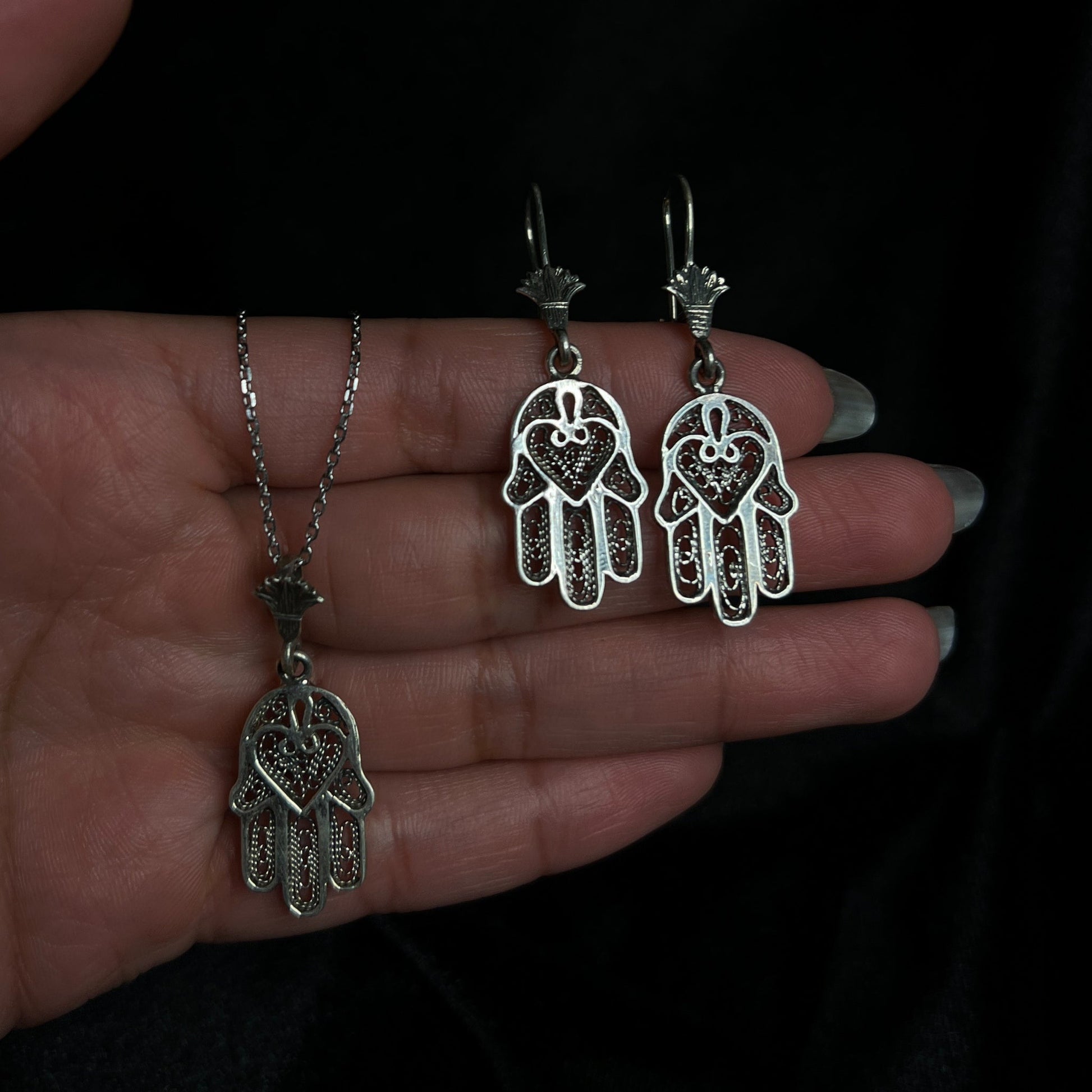 Hamsa Set - AJURE SILVER