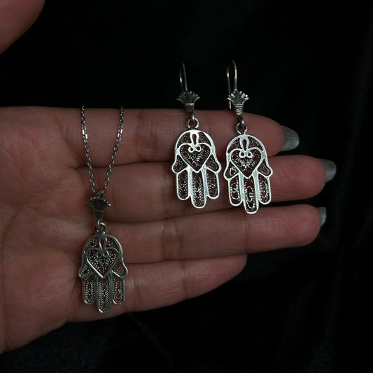 Hamsa Set - AJURE SILVER