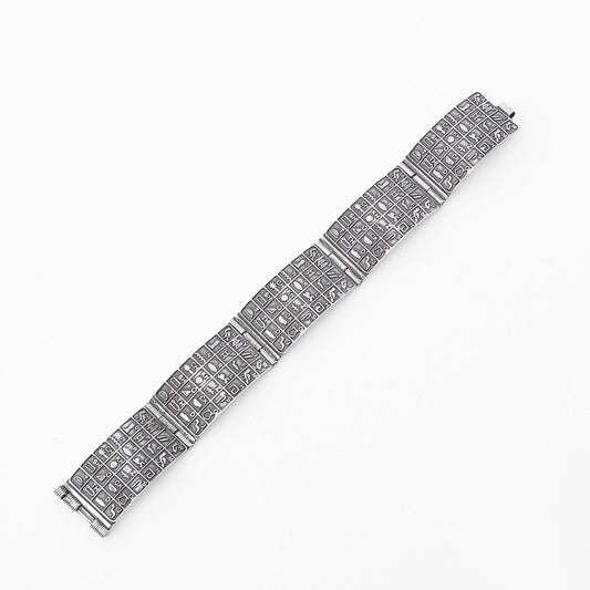 Hieroglyphic Bracelet - AJURE SILVER