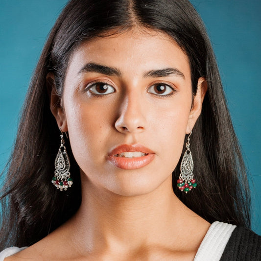 Layali Drop Earrings - AJURE SILVER