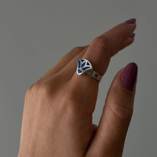 Lotus Mirage Ring - AJURE SILVER