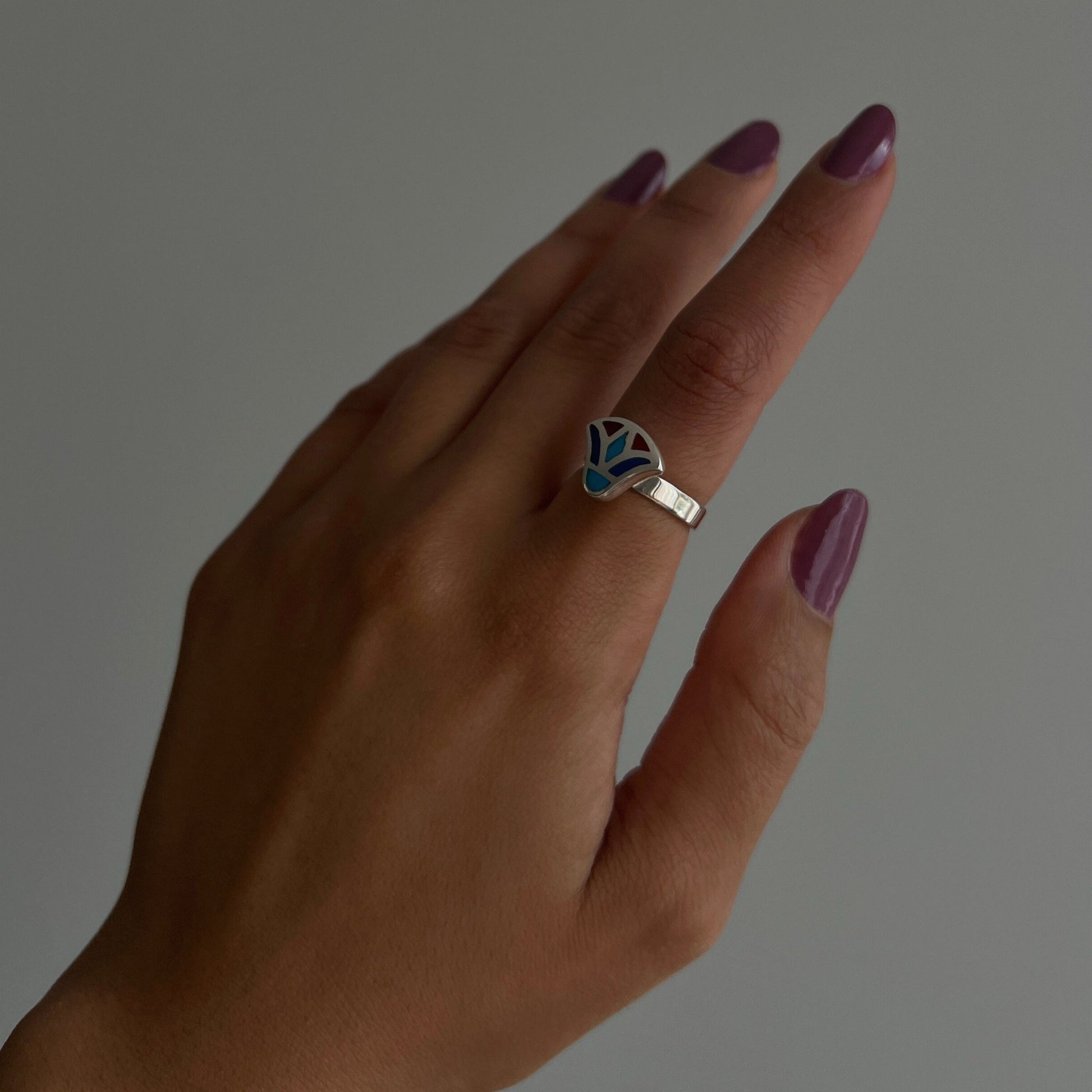 Lotus Mirage Ring - AJURE SILVER