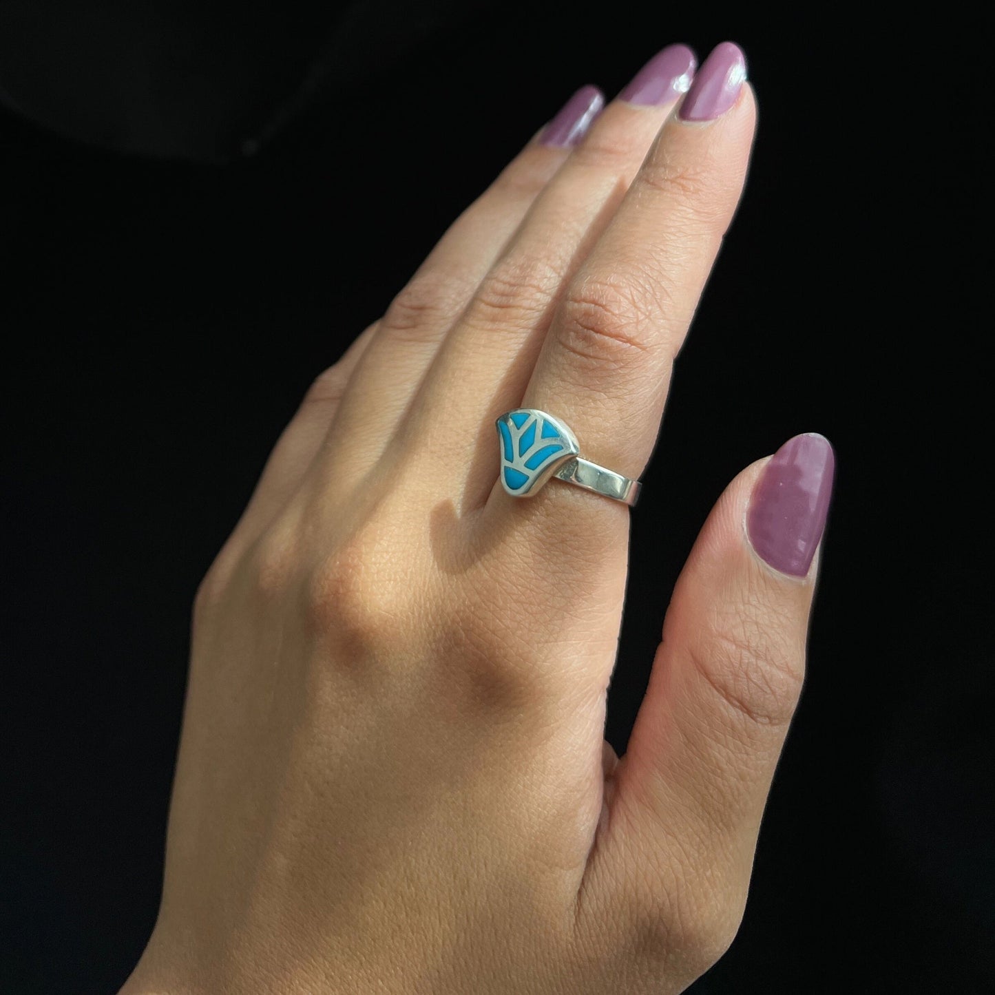 Lotus Mirage Ring - AJURE SILVER