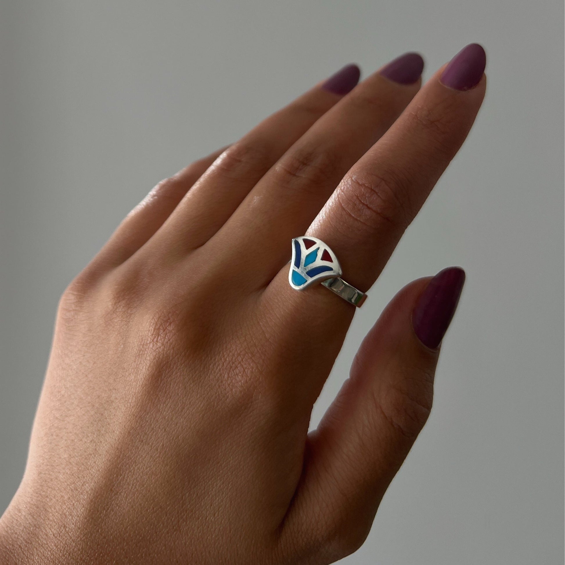 Lotus Mirage Ring - AJURE SILVER