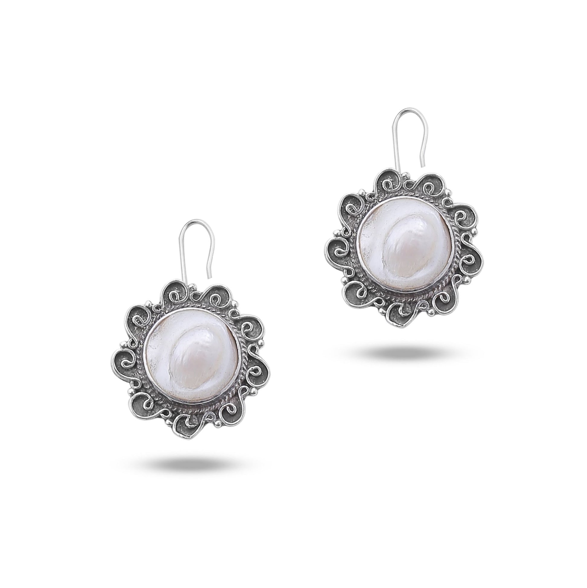 Lunar Bloom Earrings - AJURE SILVER