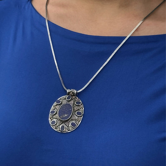 Midnight Oasis Necklace - AJURE SILVER