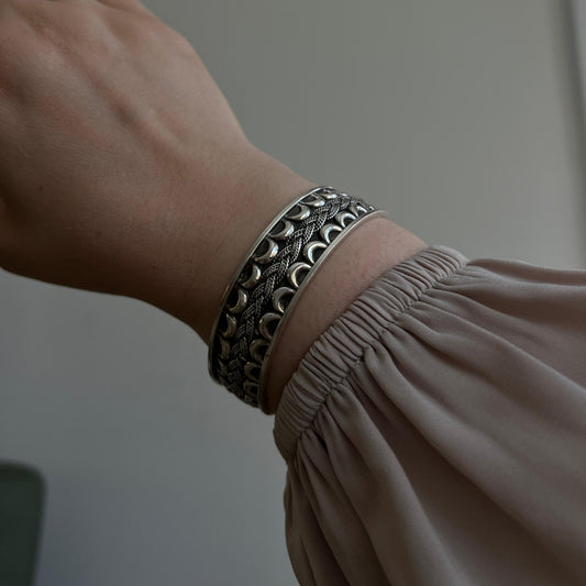 Moonweave Cuff - AJURE SILVER