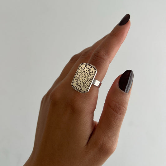 Nomad’s Heritage Ring - AJURE SILVER