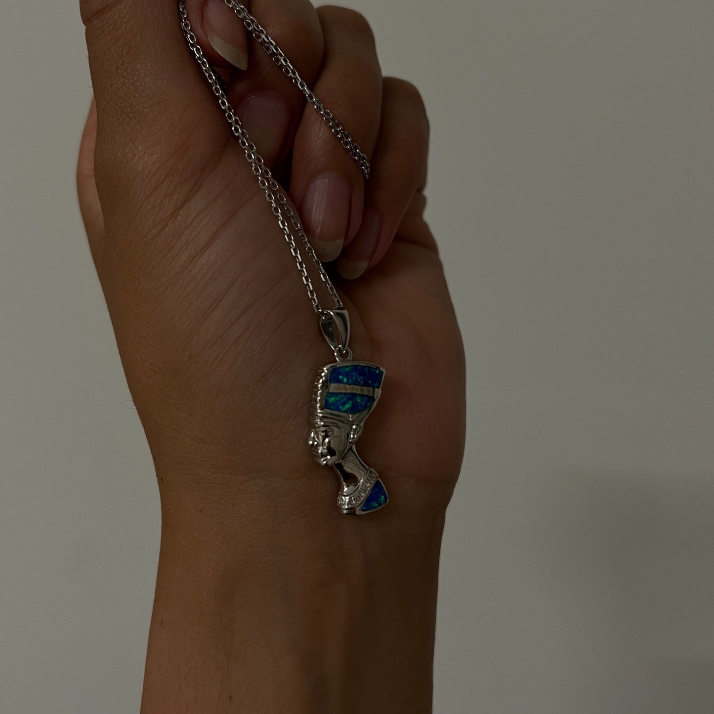 Ocean Nefertiti Necklace - AJURE SILVER
