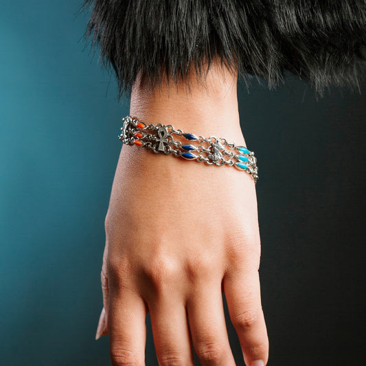 Pharaonic Majesty Bracelet - AJURE SILVER