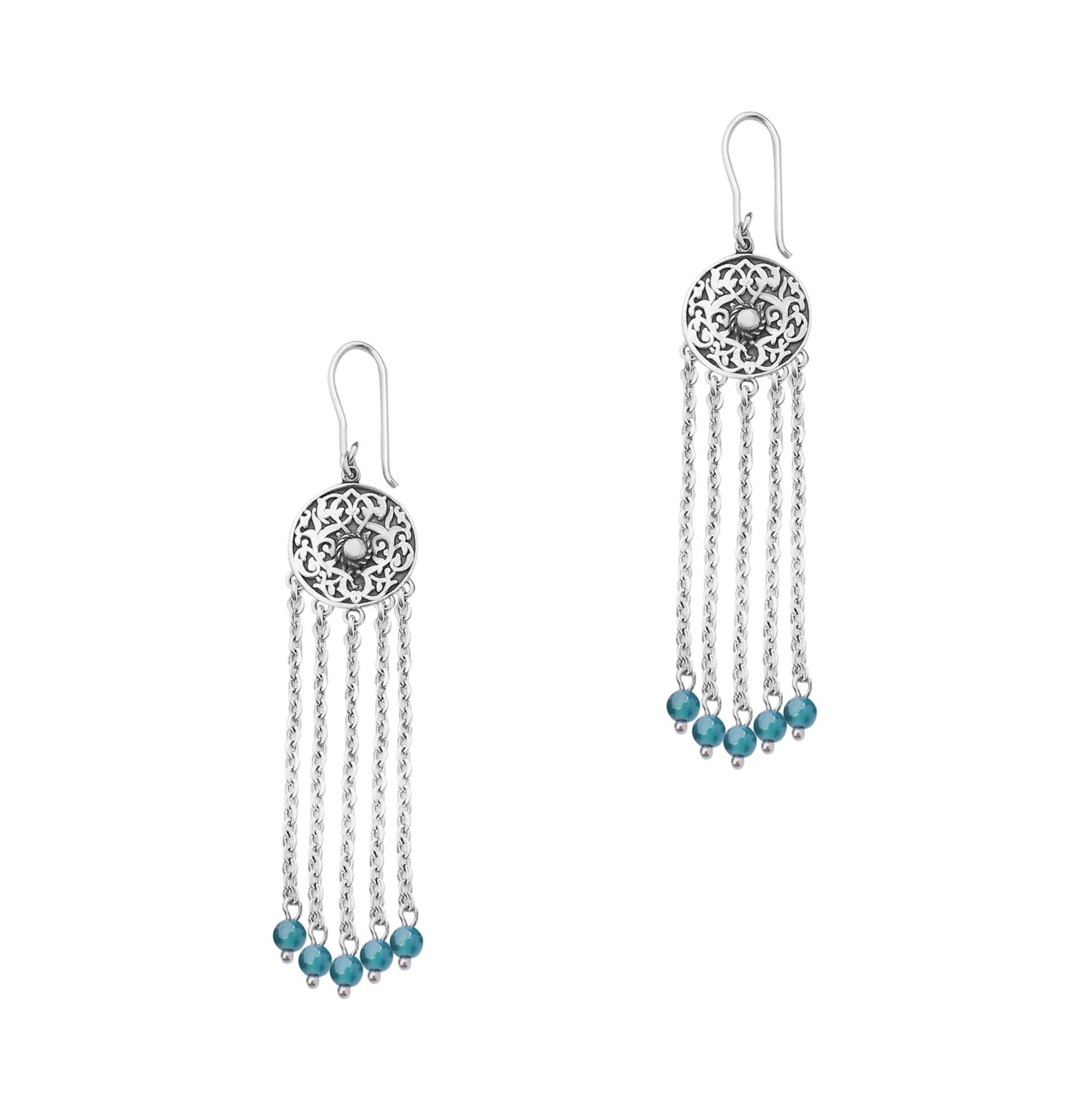 Rain of Jade Earrings - AJURE SILVER