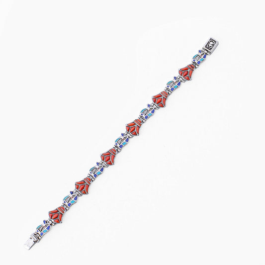 Sacred Bloom Bracelet - AJURE SILVER