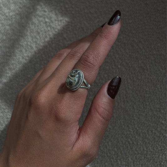 Scarab Guardian Ring - AJURE SILVER