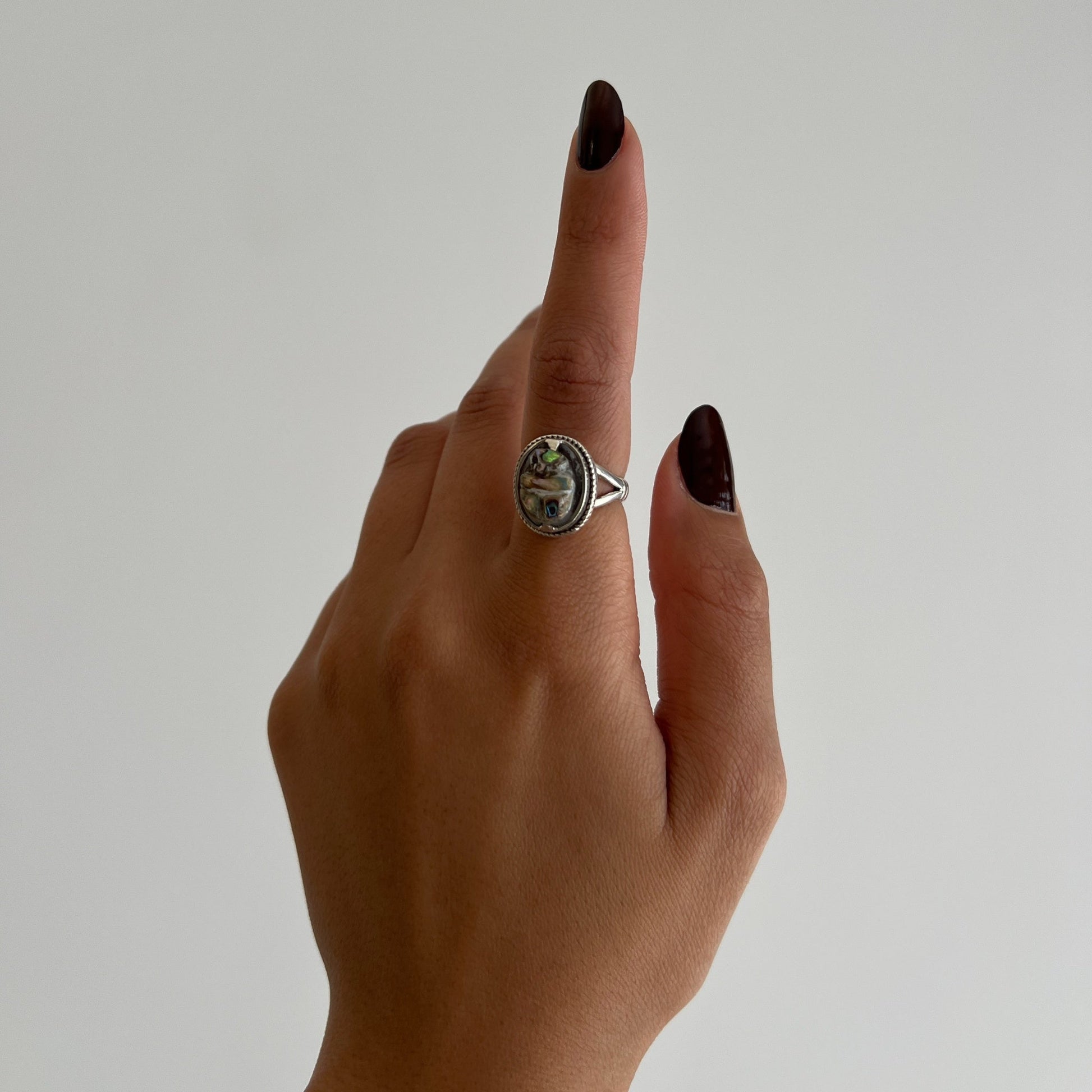 Scarab Guardian Ring - AJURE SILVER
