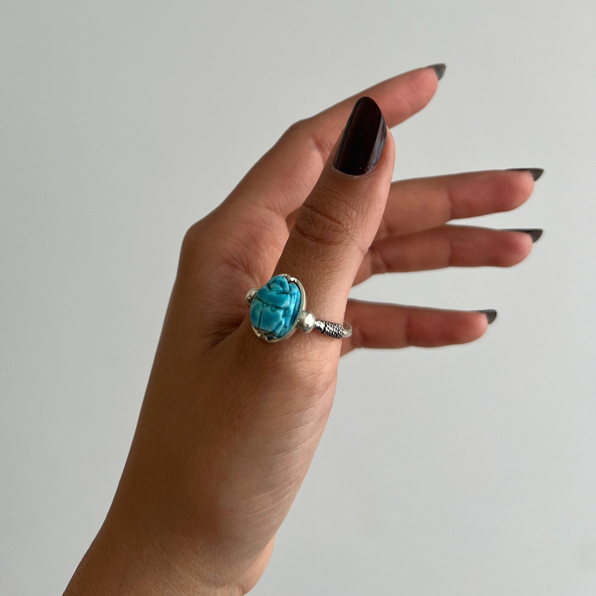 Scarab Sky Ring - AJURE SILVER