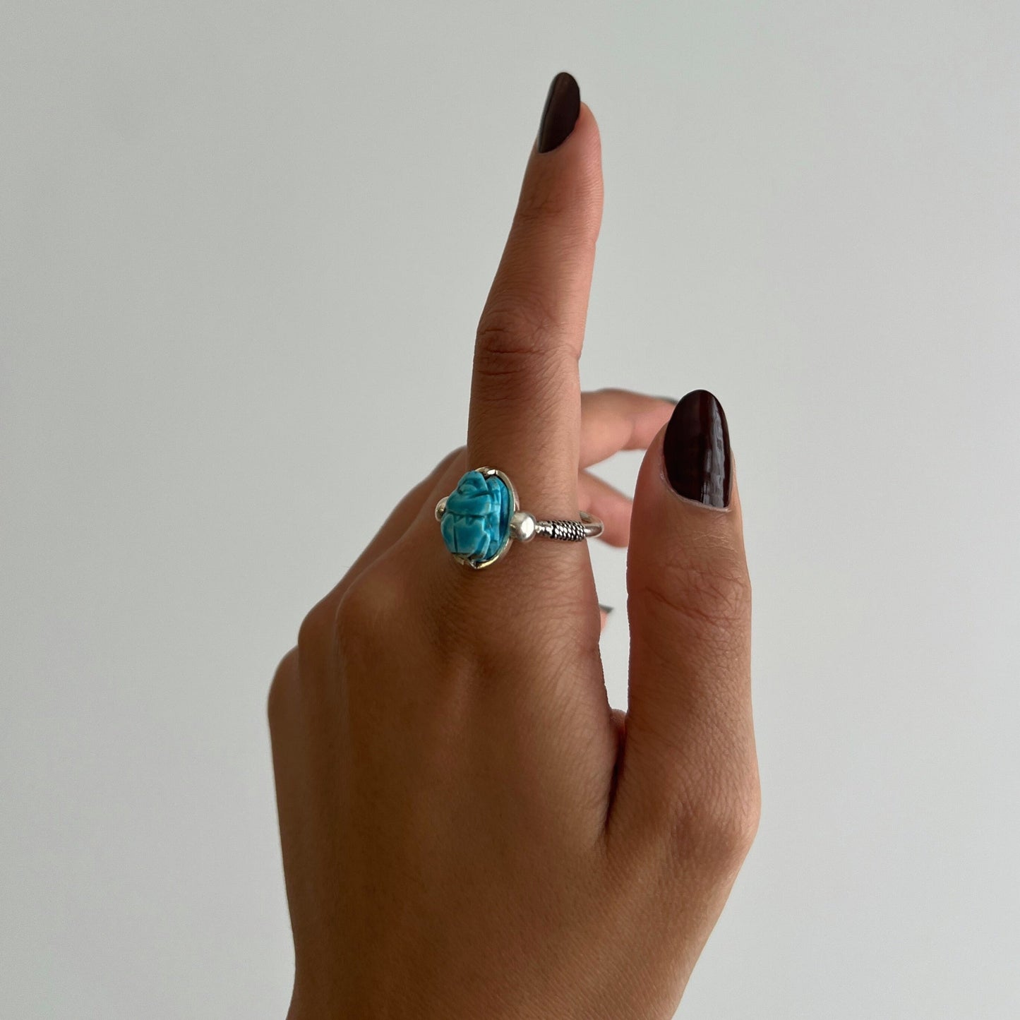 Scarab Sky Ring - AJURE SILVER