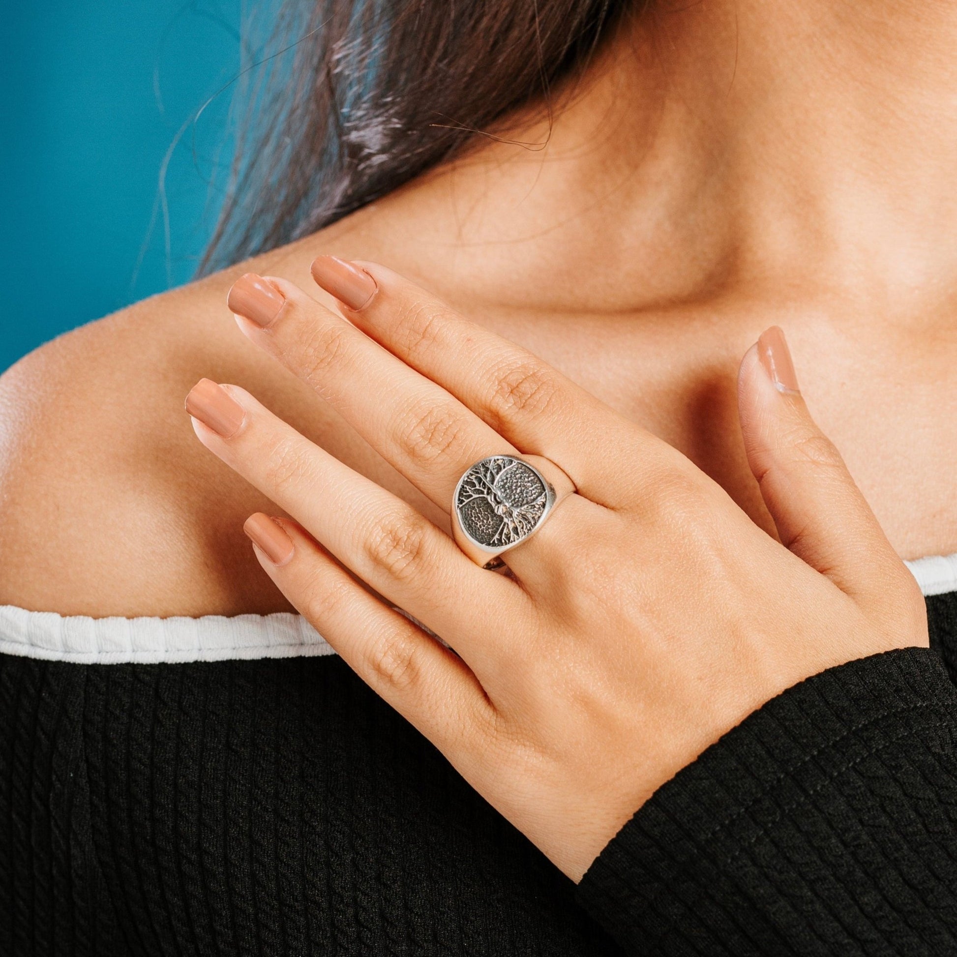 Tree Love Ring - AJURE SILVER