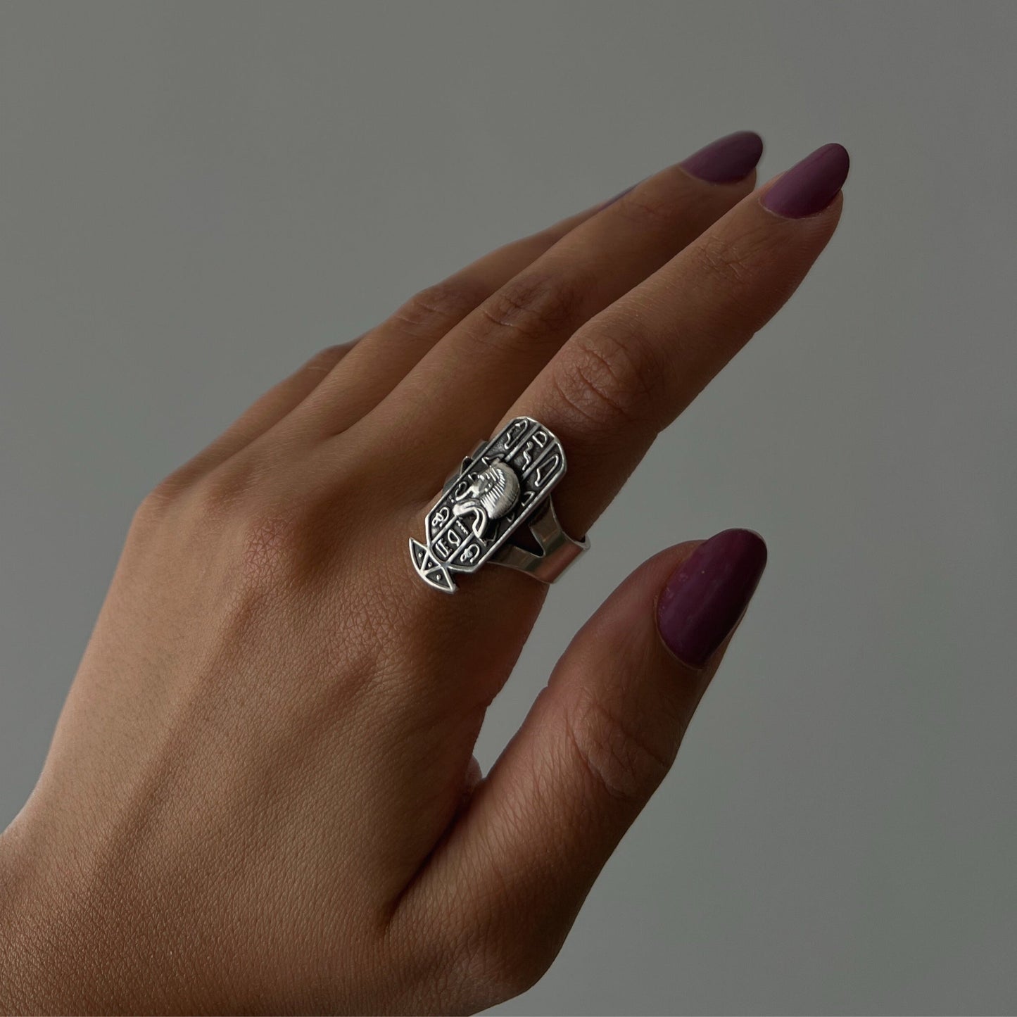 Tut’s Legacy Ring - AJURE SILVER
