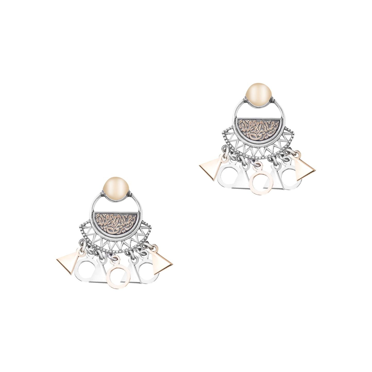 Wujood Earrings - AJURE SILVER